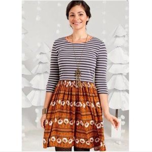 2/$20 Matilda Jane Winsome Floral Striped Dress